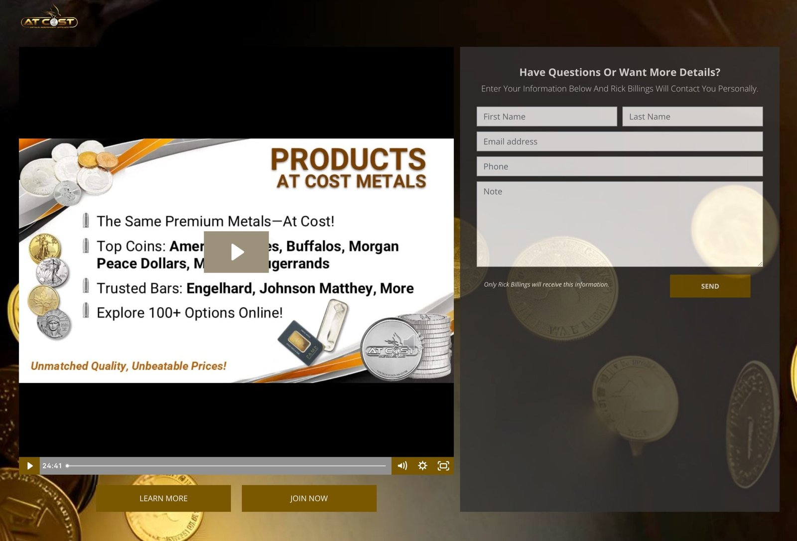 AT COST METALS